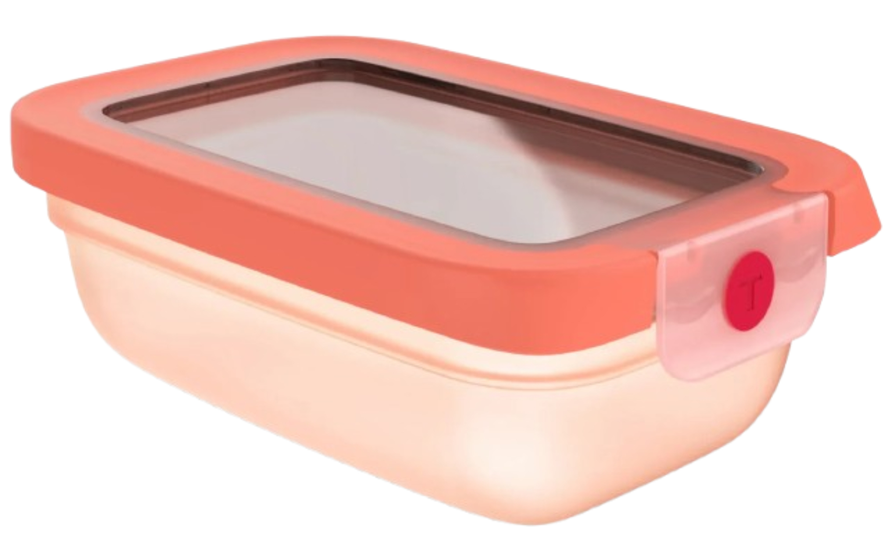 Емкость для хранения Tefal N1210210 ONECLICK 0,5 л оранжевый - Фото 1