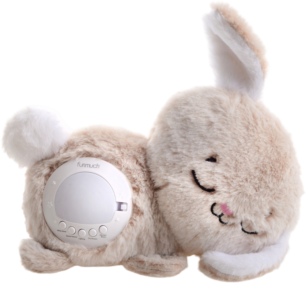 Ночник-игрушка Funmuch Кролик с датчиком плача AI и проектором (FM666-65) - Фото 1