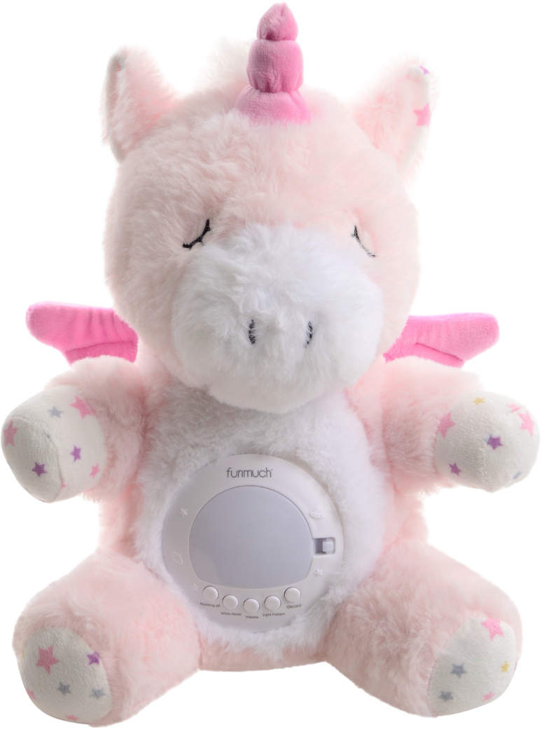 Ночник-игрушка Funmuch Единорожка с функцией колебания проектором (FM666-74) - Фото 1
