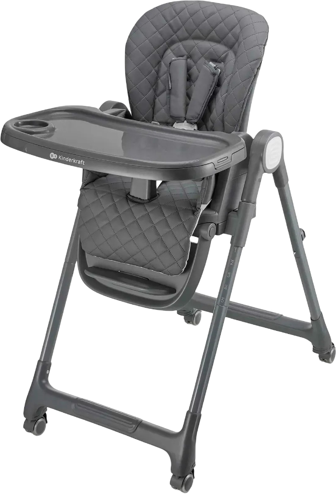 Стульчик для кормления классический Kinderkraft Tulo Grey (KHTULO00GRY0000) - Фото 1
