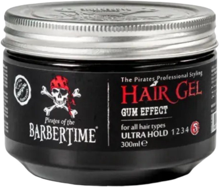Гель и воск для укладки волос Barbertime Hair Gel Gum Effect 300 мл (8682815651176) - Фото 1