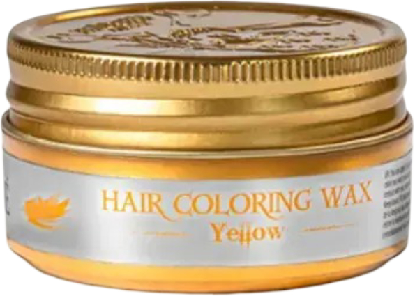 Гель и воск для укладки волос Barbertime Hair Coloring Wax Yellow 100 мл (8682815651688) - Фото 1