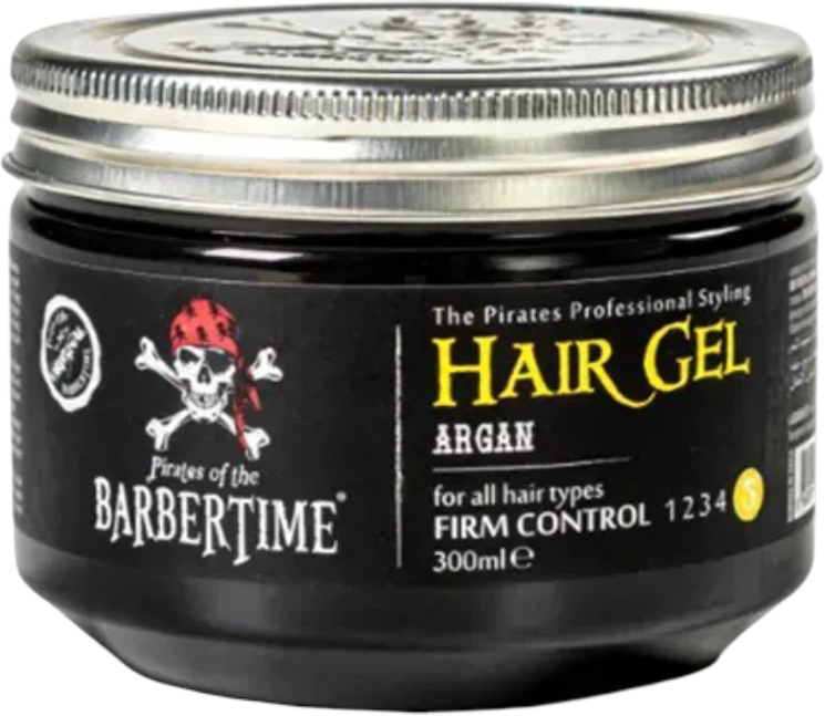 Гель и воск для укладки волос Barbertime Hair Gel Argan 300 мл (8682815651626) - Фото 1