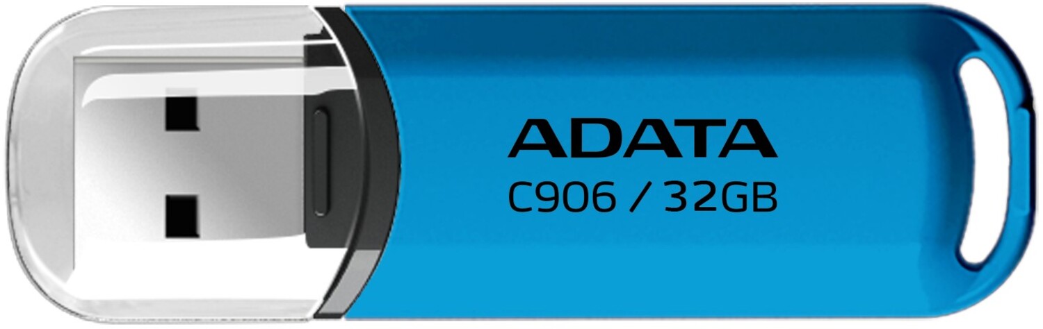 Флеш USB ADATA USB 2.0 C906 32Gb Water Blue (AC906-32G-RWB) - Фото 1