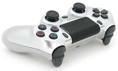 Геймпад Brazzers PS4 Wireless DUALSHOCK 4 Silver-White (35944) - Фото 1