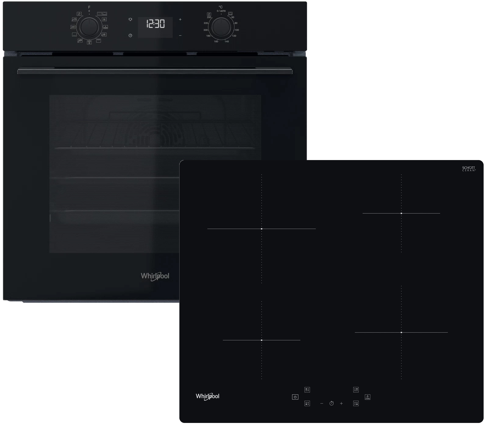 Комплект техники Whirlpool Духовой шкаф + Варочная панель Whirlpool OMK58HU1B + WSQ4860NE - Фото 1