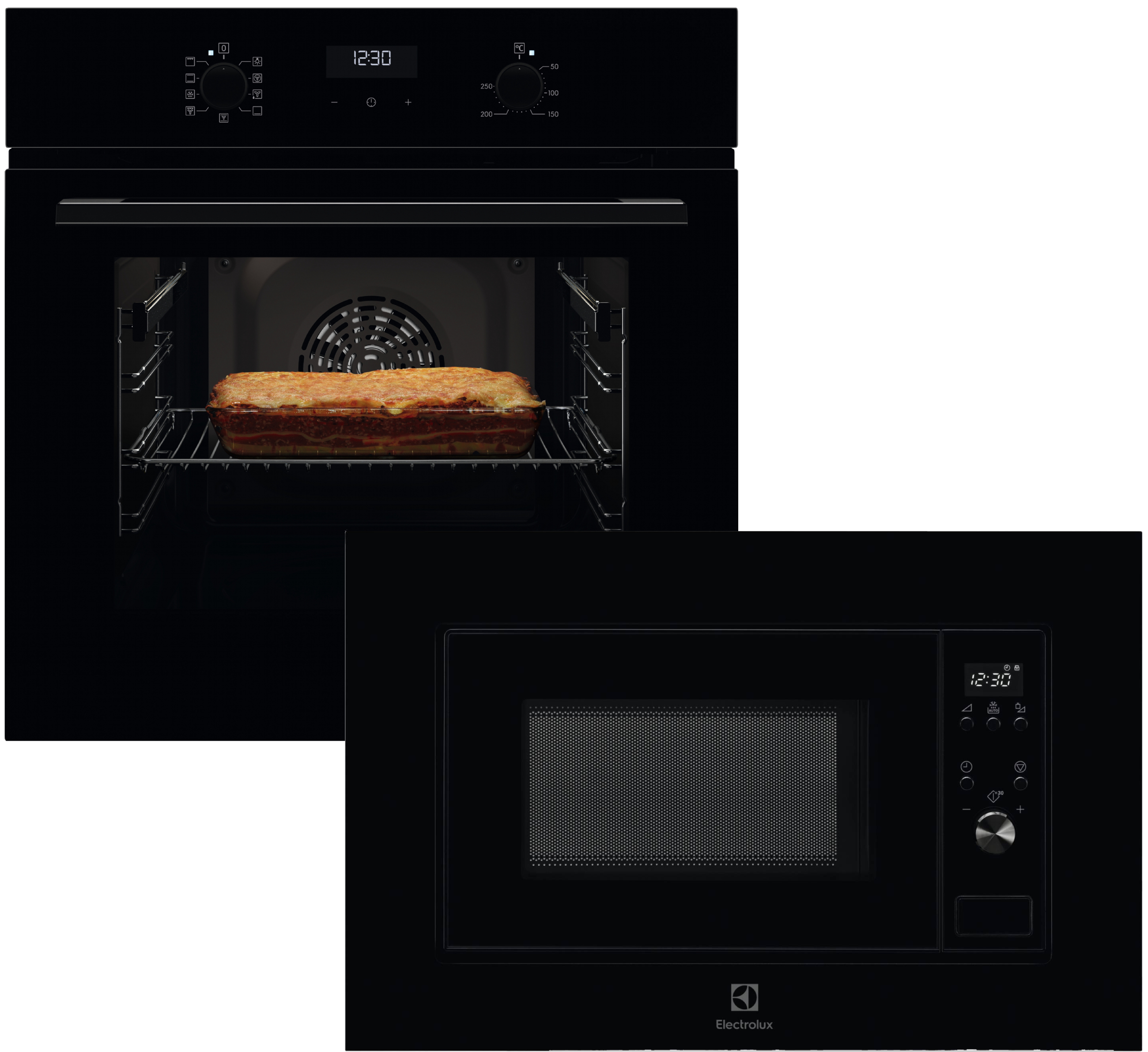Комплект техніки Electrolux Духова шафа + Мікрохвильова піч вбудована Electrolux EOF5C50BZ + LMS2203EMK - Фото 1