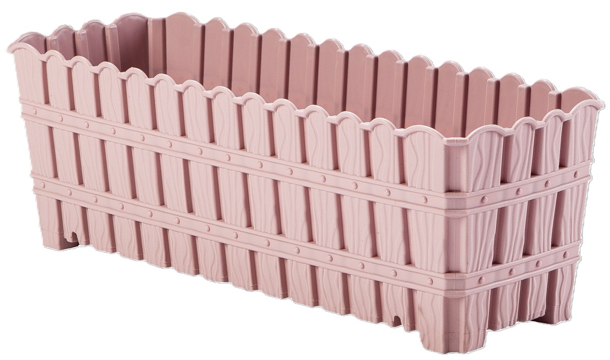 Вазон VIOLET HOUSE 1055 BAMBOO BALCONY PINK 30 см - Фото 1