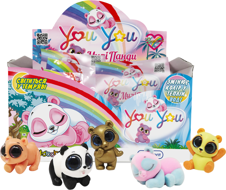 Игровая фигурка-сюрприз набор #sbabam YOU YOU – МИЛЫЕ ПАНДЫ (12 шт., в диспл.) (49/CN23-CDU) - Фото 1