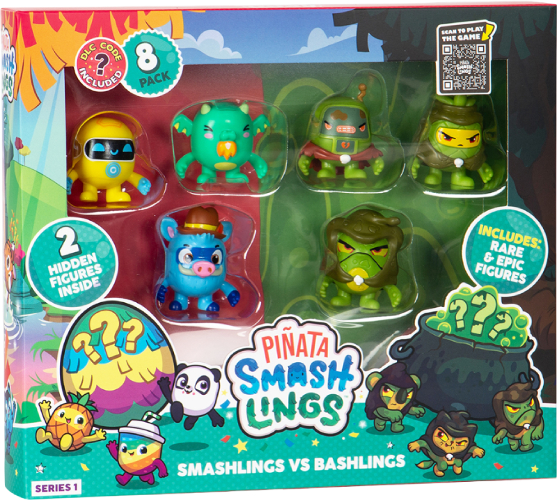 Колекційні фігурки набір Pinata Smashlings ЧУДАРНІ ГЕРОЇ (8 фігурок, в асорт.) (SL2065) - Фото 1