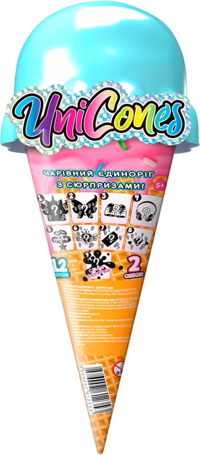 Игровая фигурка-сюрприз Unicones S2 – ЕДИНОРОГ (в ассорт.) (1235) - Фото 1