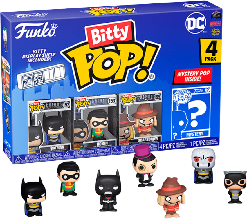 Ігрова фігурка-сюрприз FUNKO BITTY POP! серії DC (4 фігурки в асорт.) (76339) - Фото 1