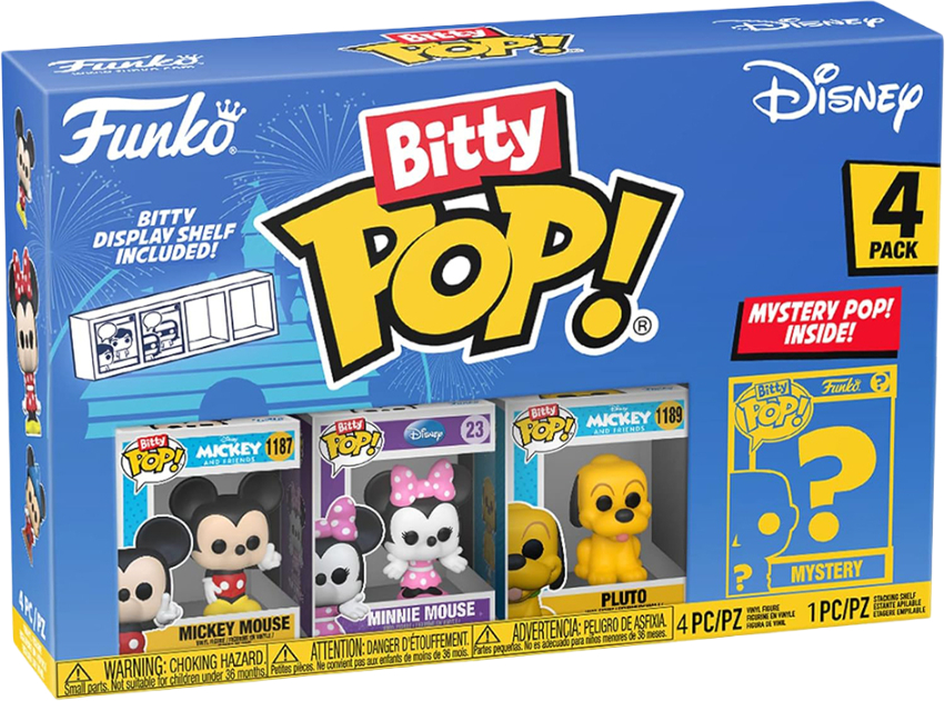 Ігрова фігурка-сюрприз набір FUNKO BITTY POP! серії Дісней S1 (4 фігурки в асорт.) (76340) - Фото 1