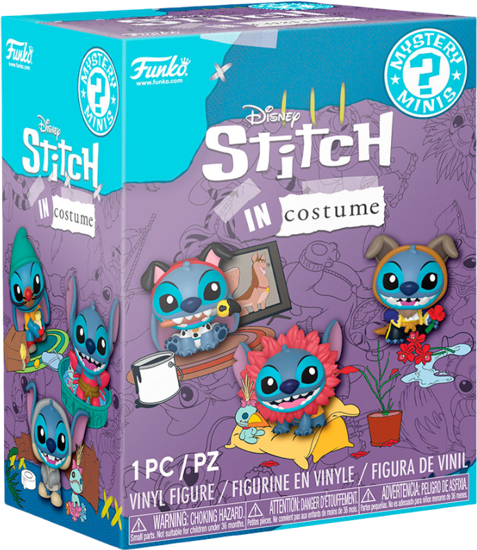 Ігрова фігурка-сюрприз FUNKO MYSTERY MINIS – СТИЧ У КОСТЮМІ (в асорт., в диспл.) (76081) - Фото 1