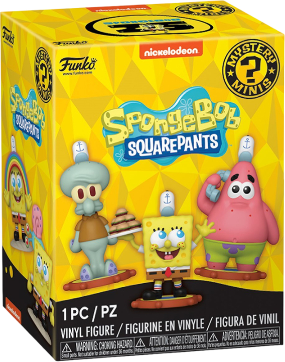 Ігрова фігурка-сюрприз FUNKO MYSTERY MINIS – ГУБКА БІБ (в асорт., в диспл.) (76102) - Фото 1