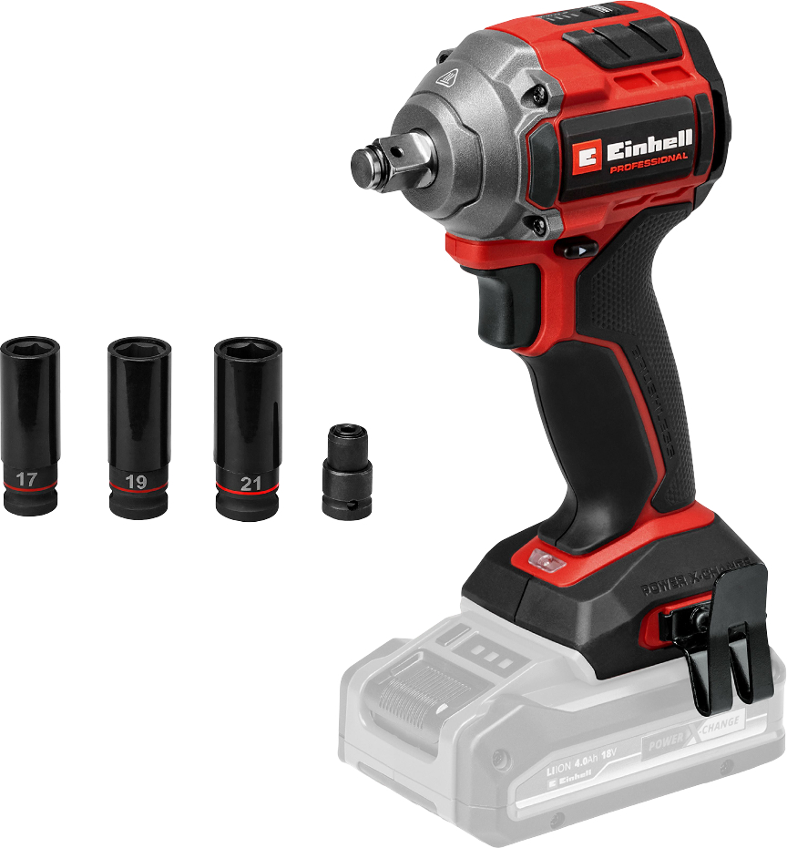 Гайковерт акумуляторний Einhell Professional TP-CW 18/260-C Li BL - Solo без АКБ та ЗП (4510090) - Фото 1