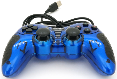Геймпад Brazzers BR-8700 USB 2.0 Blue - Фото 1