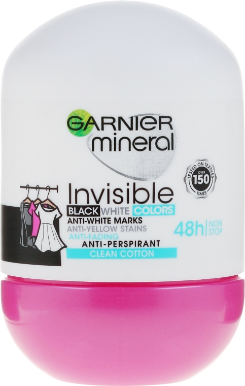 Купить Дезодорант шариковый Garnier Mineral Невидимый Свежесть Алоэ 50 мл (3600541414020) - Фото 1 Дезодорант шариковый Garnier Mineral Невидимый Свежесть Алоэ 50 мл (3600541414020) - Фото 1