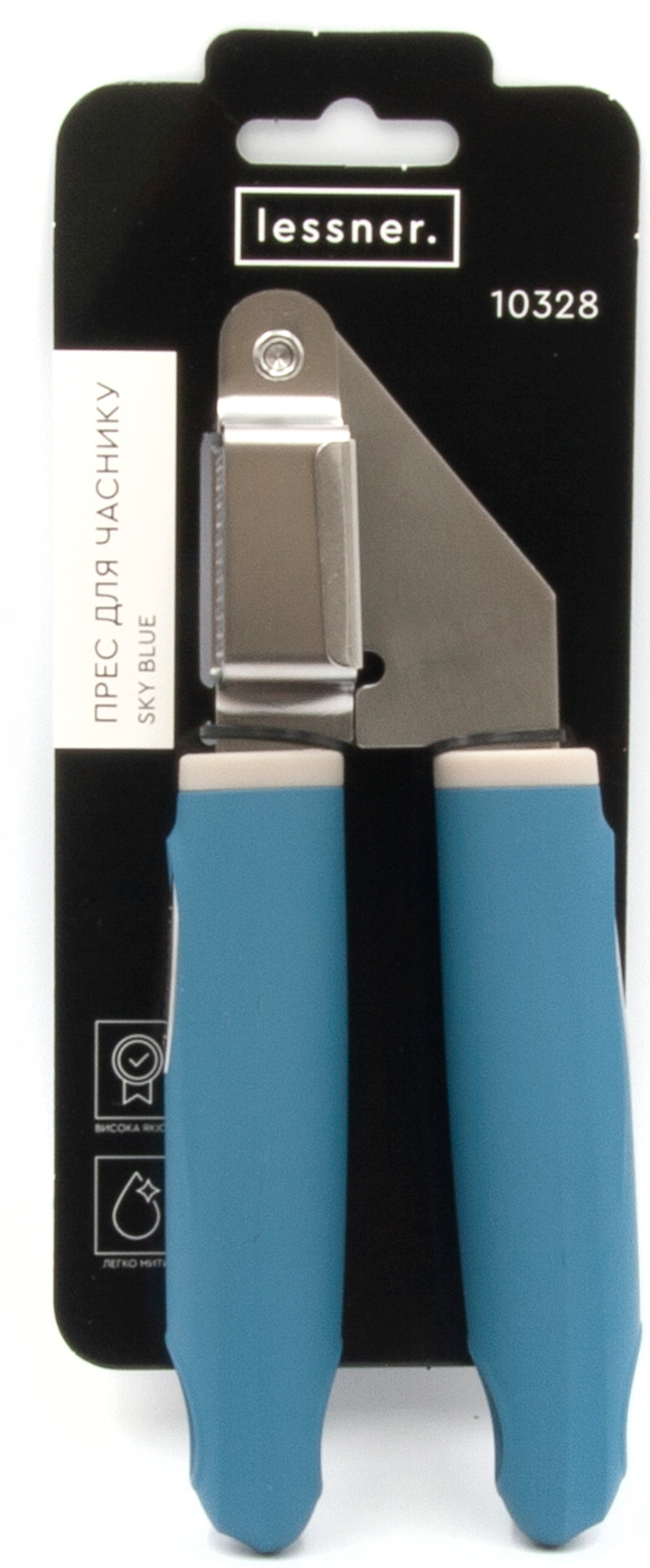 Купити Прес для часнику Lessner Sky Blue 18,5см (10328) - Фото 1 Прес для часнику Lessner Sky Blue 18,5см (10328) - Фото 1