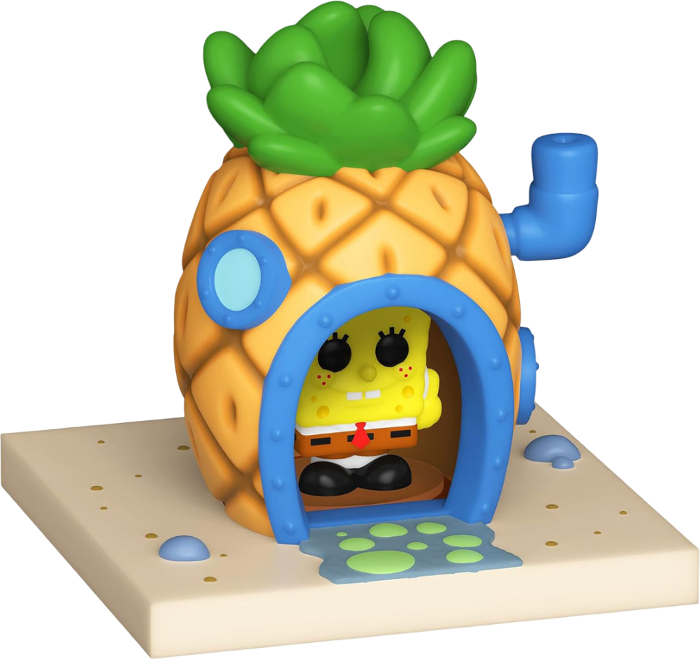 Набір ігрових фігурок FUNKO BITTY POP! Town серії Губка Боб Квадратні Штани – ГУБКА БОБ І ЙОГО БУДИНОК (83638) - Фото 1
