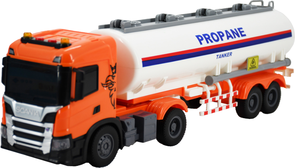 Наземна спецтехніка TechnoDrive Large Truck – АВТОЦИСТЕРНА SCANIA (світло, звук) (6418KS) - Фото 1