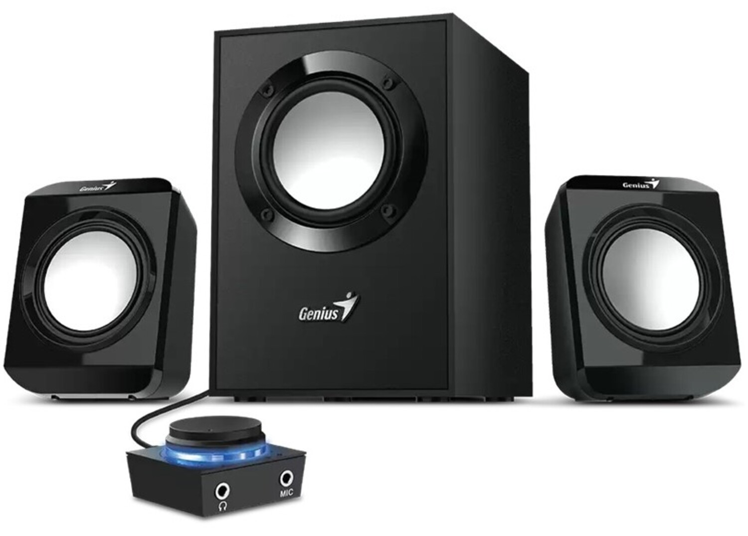 Комп'ютерна акустика 2.1 Genius SW-2.1 300 II Black (31730053401) - Фото 1