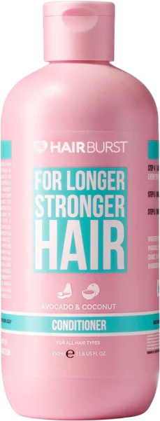 Бальзам для волосся HAIRBURST для міцного і довгого волосся з авокадо та кокосом 350 мл (HB_COND_ORIG) - Фото 1