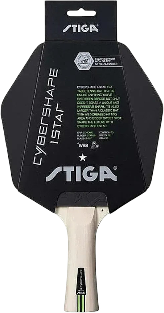 Ракетка для настольного тенниса Stiga Cybershape 1 Star FL (1211-0906-35) - Фото 1