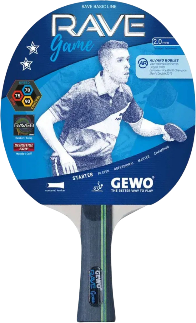 Ракетка для настольного тенниса Gewo Rave Game FL (860200001) - Фото 1