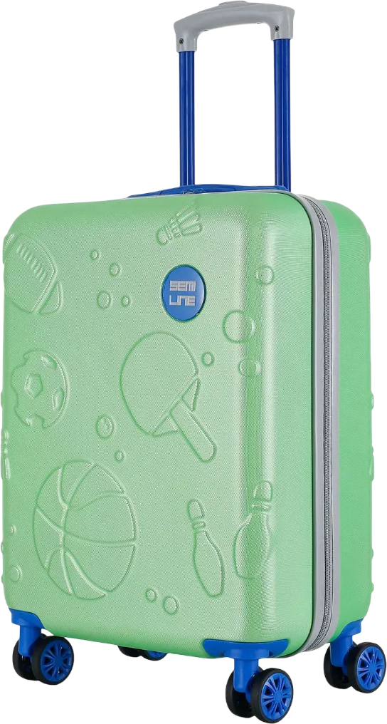 Чемодан детский Semi Line S Green/Blue (T5890-2) - Фото 1