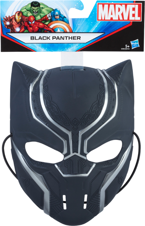 Маска карнавальная Hasbro AVN C2923 MVL BLACK PANTHER MASK (B0440_C2923) - Фото 1