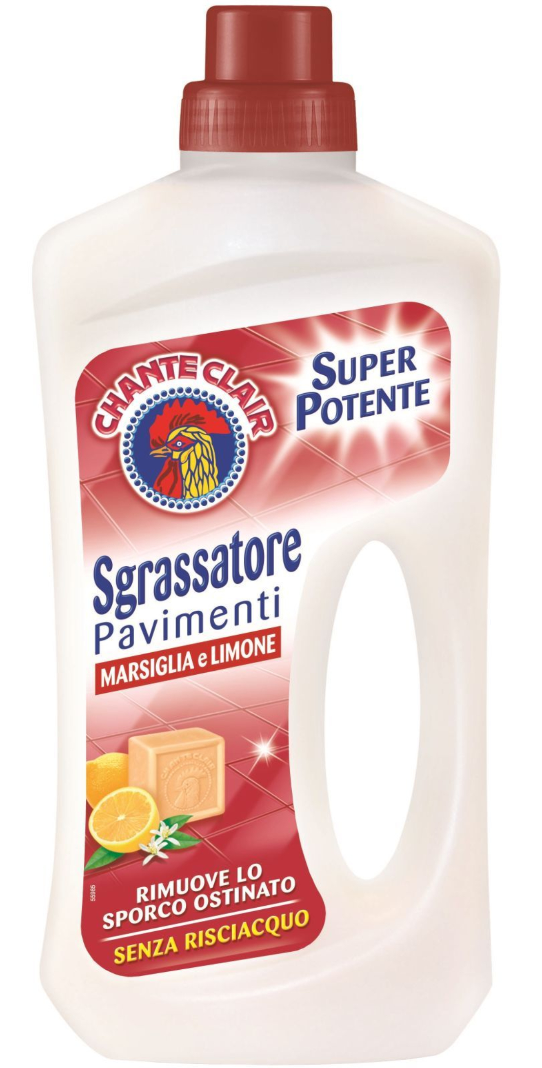 Засіб по догляду за підлоговими покриттями ChanteClair знежирювач Марсельське мило і Лимон, 750 мл - Фото 1