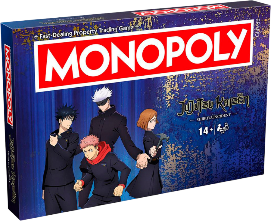 Настільна гра (12+) Winning Moves JUJUTSU KAISEN Monopoly Магічна битва (WM04688-EN1-6) - Фото 1