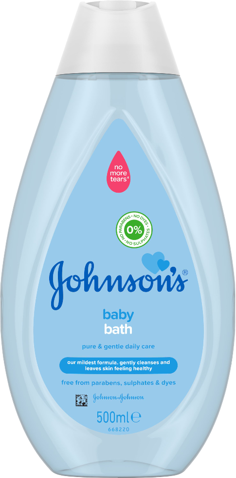 Пена для ванны детская Johnson’s Baby 500 мл (3574669908528) - Фото 1