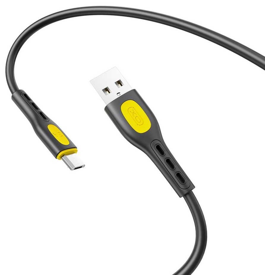 Кабель синхронизации данных XO Jian Yan Series USB-A to Micro 1m (NB280_M_Black) - Фото 1