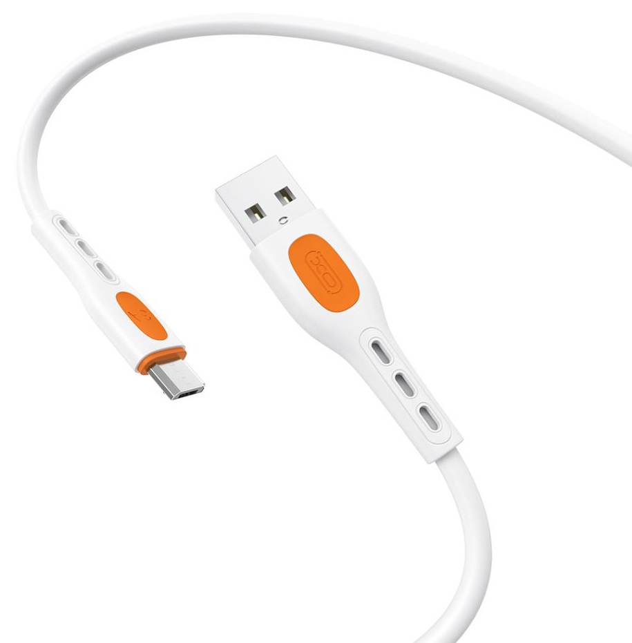 Кабель синхронизации данных XO Jian Yan Series USB-A to Micro 1m (NB280_M_White) - Фото 1
