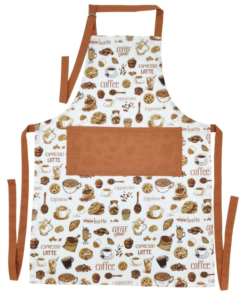 Купить Фартук SOHO 60х84 см Cofee (BS 54420) - Фото 1 Фартук SOHO 60х84 см Cofee (BS 54420) - Фото 1