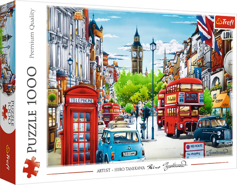 Купити Пазли (8 +) Trefl Лондонська вулиця 1000 ел. (05575) - Фото 1 Пазли (8 +) Trefl Лондонська вулиця 1000 ел. (05575) - Фото 1