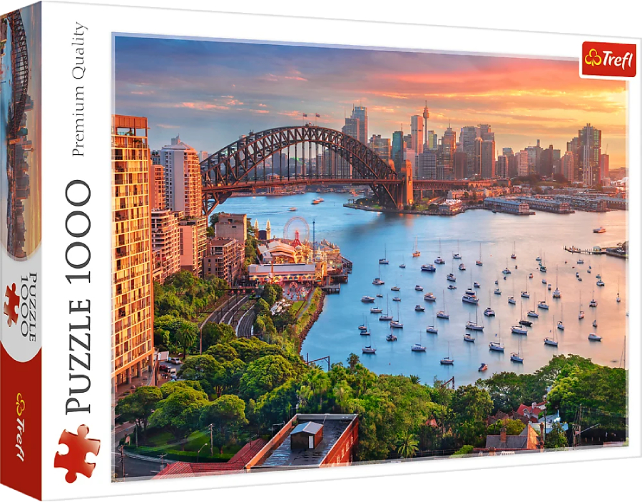 Купити Пазли (8 +) Trefl Сідней, Австралія 1000 ел. (07432) - Фото 1 Пазли (8 +) Trefl Сідней, Австралія 1000 ел. (07432) - Фото 1