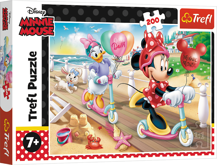 Купити Пазли (5-7 років) Trefl Mickey&friends Мінні на пляжі 200 ел. (32625) - Фото 1 Пазли (5-7 років) Trefl Mickey&friends Мінні на пляжі 200 ел. (32625) - Фото 1