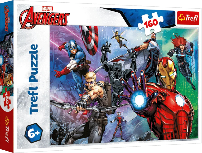 Пазлы (5-7 лет) Trefl The Avengers Всегда готовы герои 160 эл. (54245) - Фото 1