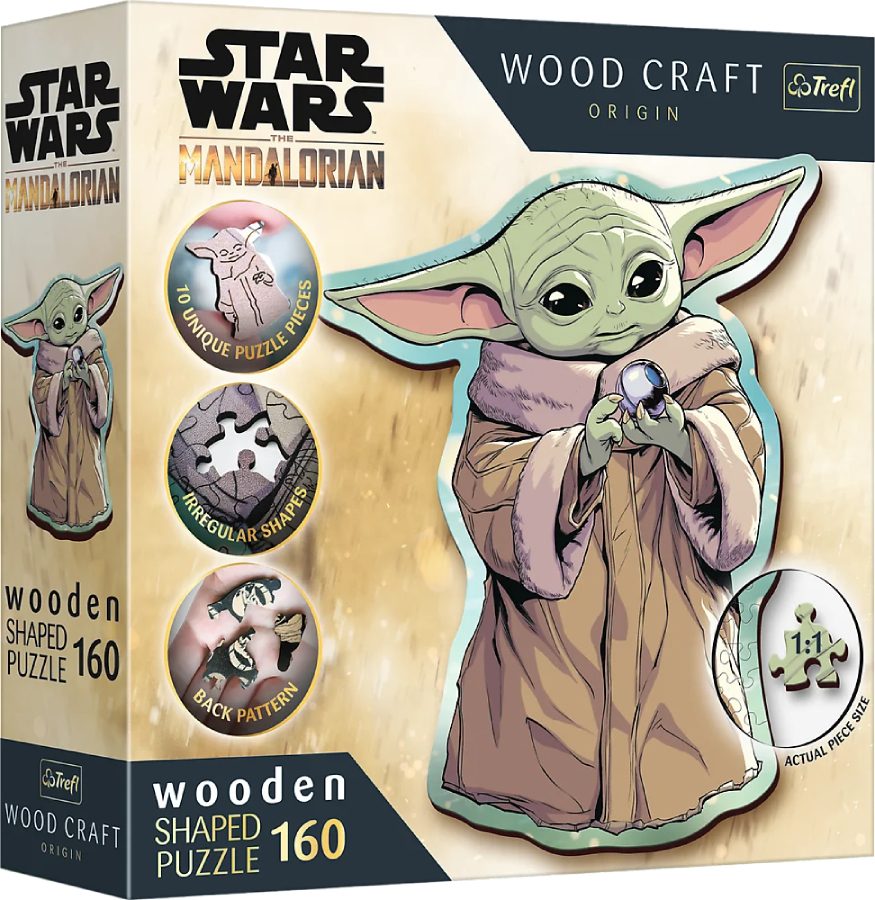 Пазлы (5-7 лет) Trefl Wooden Star Wars Грог 160 эл. (01857) - Фото 1