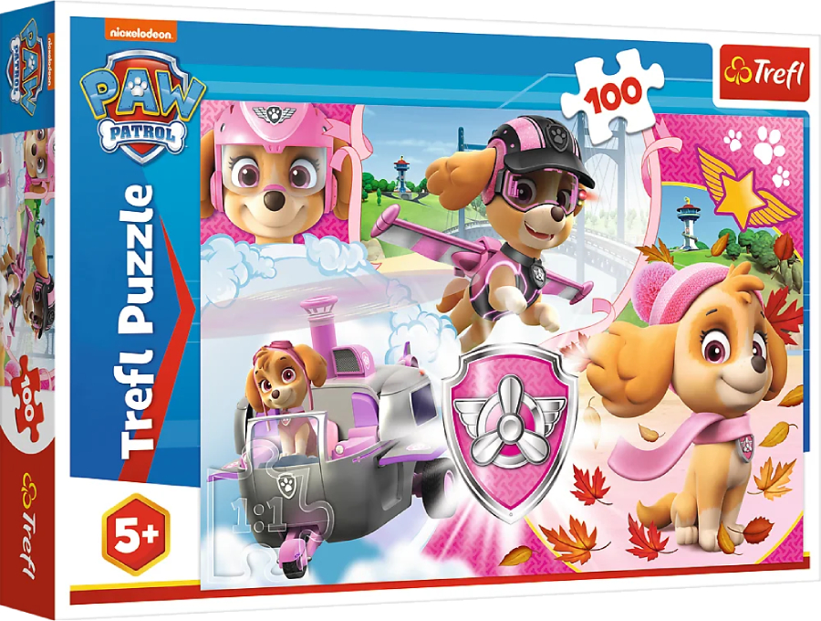 Пазлы (5-7 лет) Trefl Paw Patrol Скай в действии 100 эл. (63681) - Фото 1