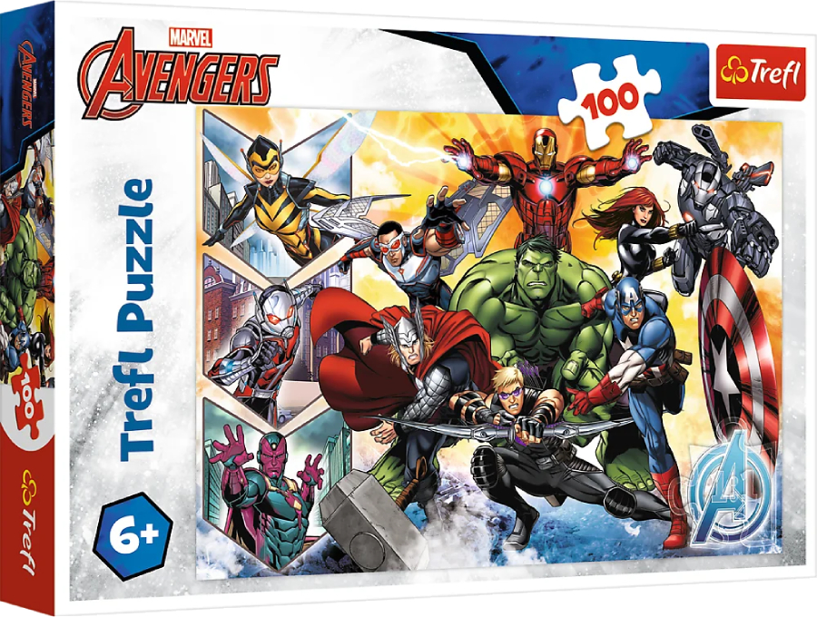 Пазлы (5-7 лет) Trefl The Avengers Сила Мстителей 100 эл. (64312) - Фото 1