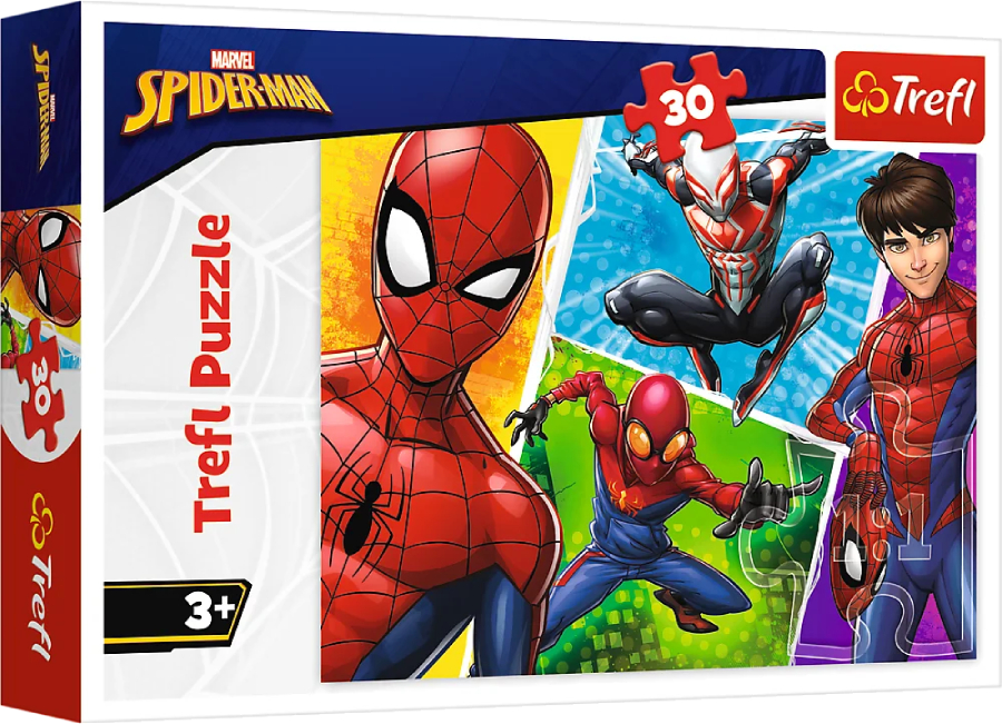 Пазлы (3-4 года) Trefl Spiderman Человек-паук и Мигель 30 эл. (82422) - Фото 1