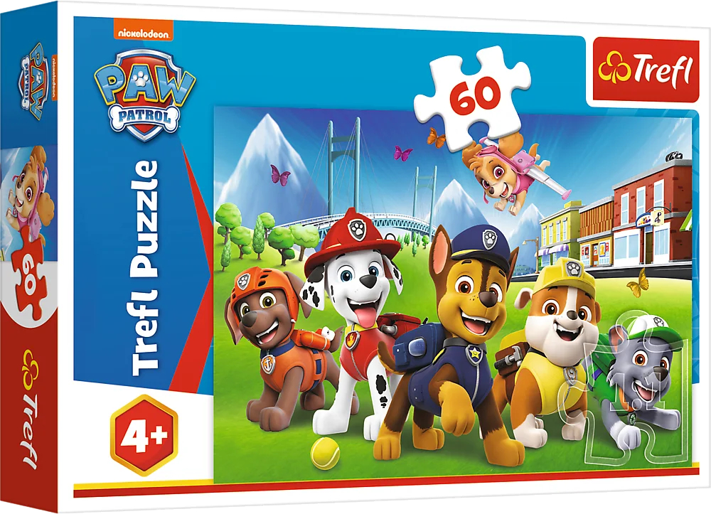 Пазлы (3-4 года) Trefl Paw Patrol Щенячий патруль на траве 60 эл. (73758) - Фото 1