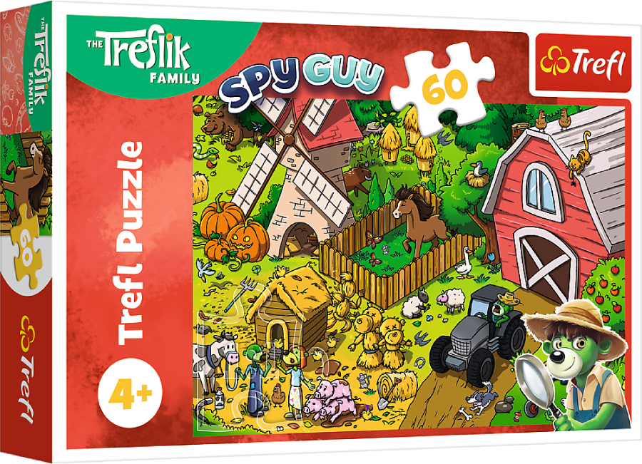 Купити Пазли (3-4 роки) Trefl Трефліки на фермі 60 ел. (74045) - Фото 1 Пазли (3-4 роки) Trefl Трефліки на фермі 60 ел. (74045) - Фото 1