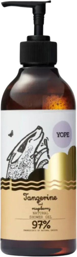 Гель для душу Yope Shower Gel TANGERINE&RASPBERRY 400 мл (5903760201074) - Фото 1