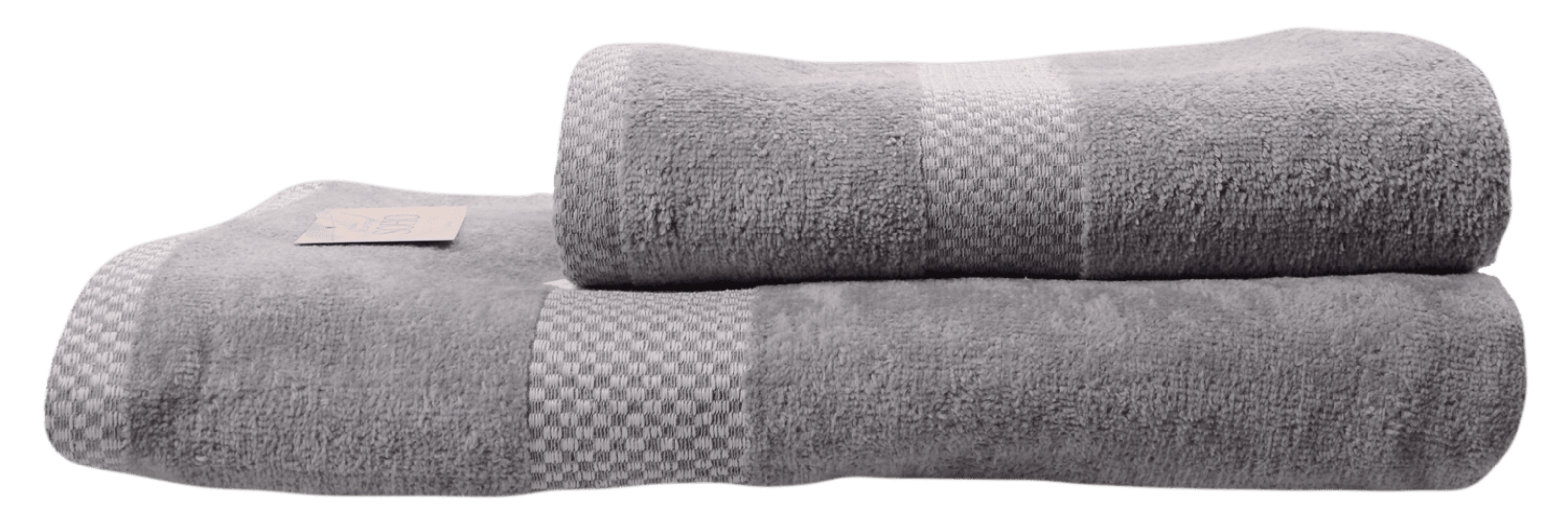 Набір рушників SOHO 50х90+70х140 см бавовна 100% Velur Grey - Фото 1