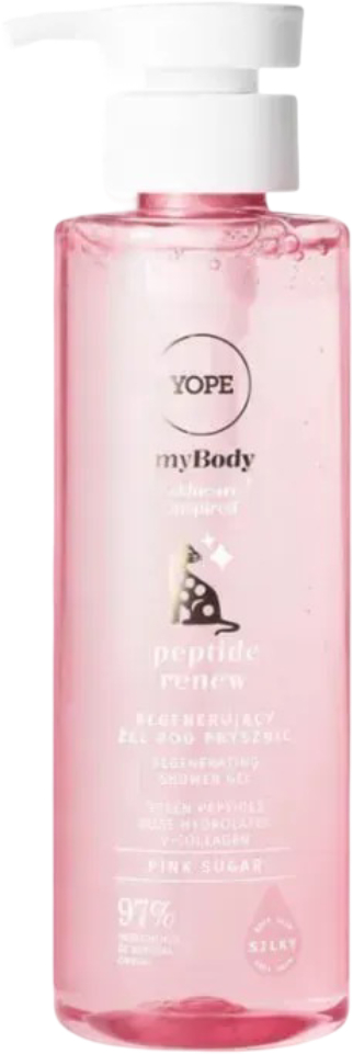Гель для душу Yope myBODY PEPTIDE RENEW PINK SUGAR 300 мл (5906817700346) - Фото 1